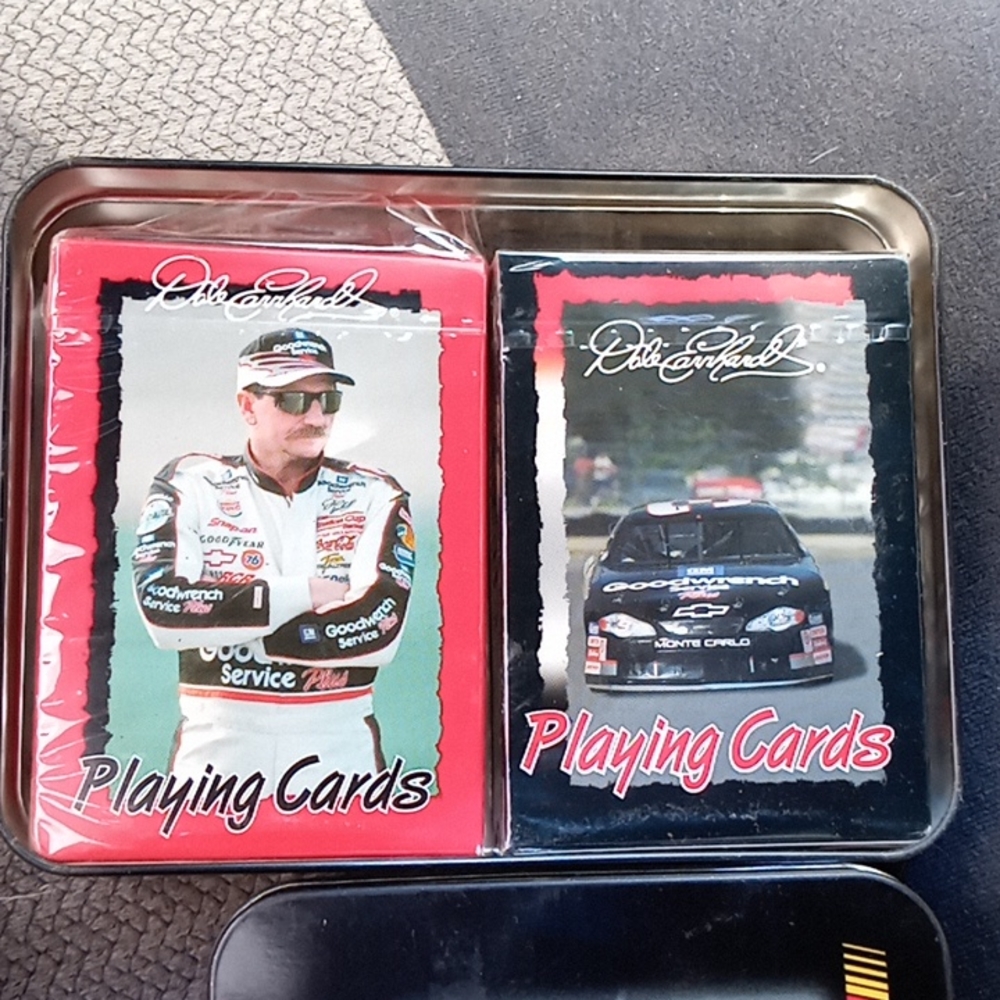 Dale Earnhardt Two Deck of playing cards. Never been open.
